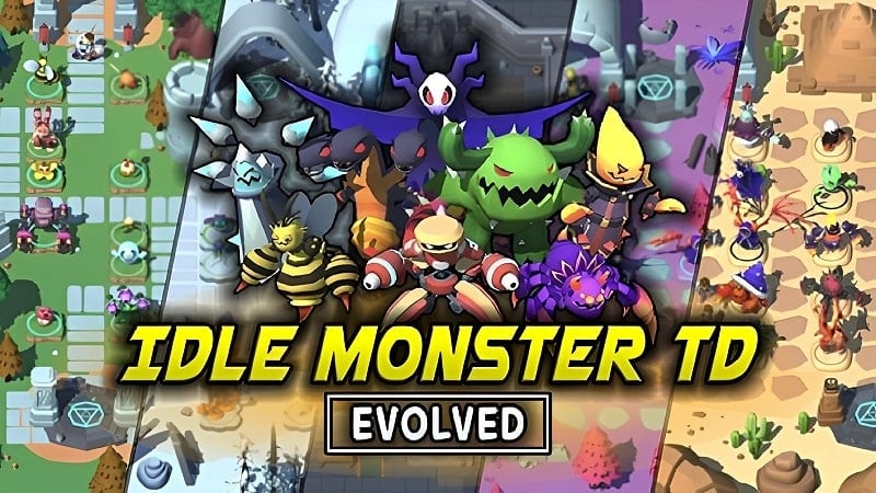 Idle Monster TD: Monster Games