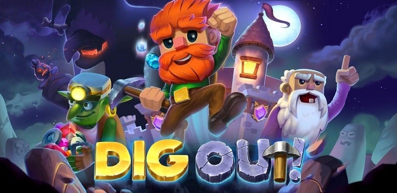 Dig out! Gold Mine Game