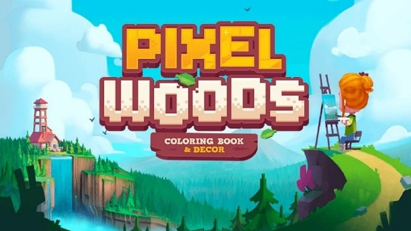 Pixelwoods – Color by number