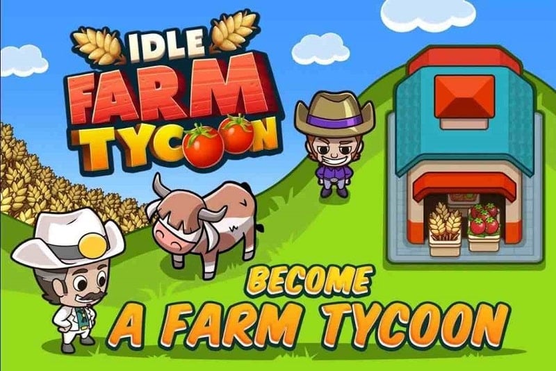 Idle Farm Tycoon - Merge Crops