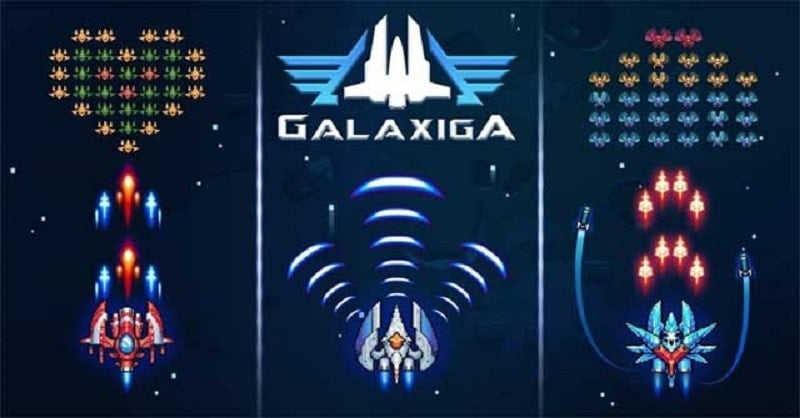 Galaxiga Arcade Shooting Game