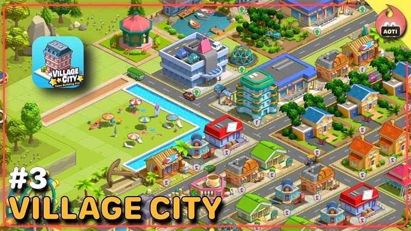 Village City Town Building Sim