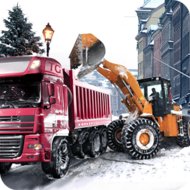 Loader & Dump Truck Winter SIM