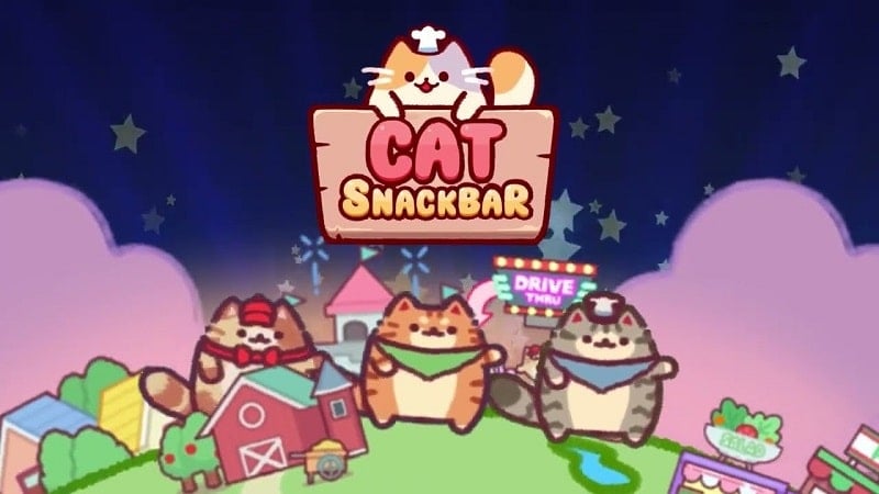 Cat Snack Bar: Cute Food Games