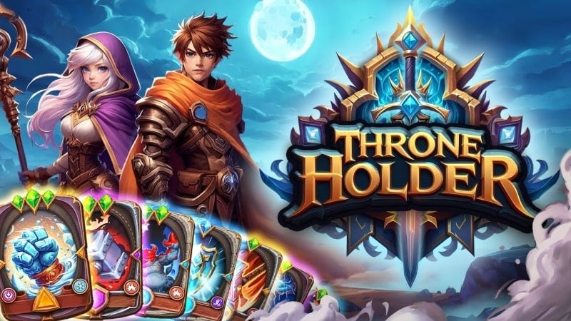 Throne Holder: Card RPG Magic