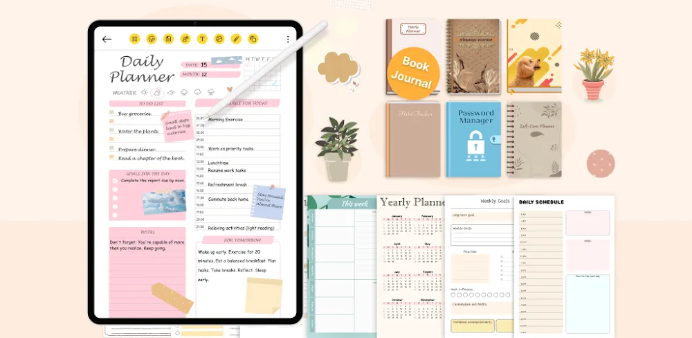 Journal: Notes, Planner, PDFs