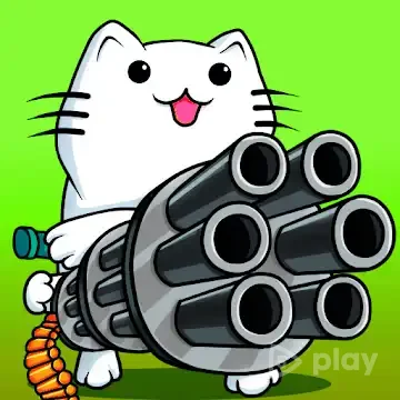 Cat shoot war: offline games
