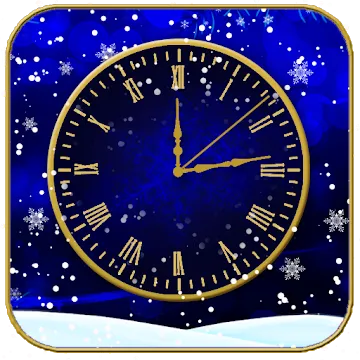 Winter Clock live wallpaper