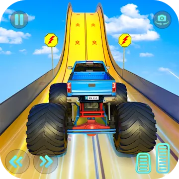 Monster Truck Mega Ramp Stunts Extreme Stunt Games