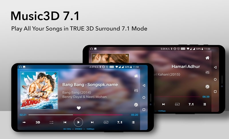 Music Player 3D Surround 7.1 APK