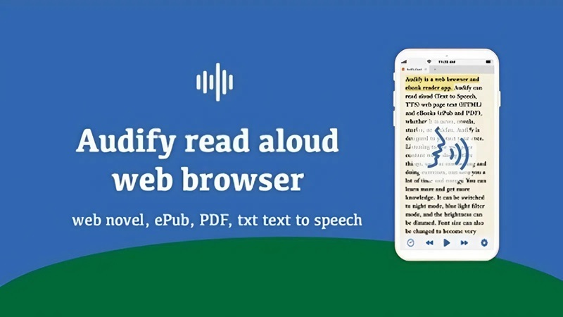 Audify read aloud web browser APK