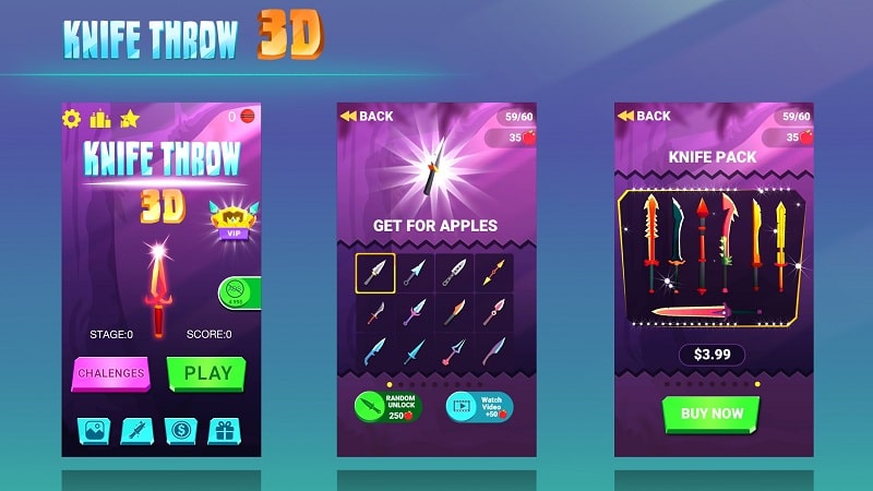 Knife Throw 3D APK