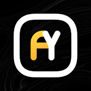 Aline Yellow linear icon pack